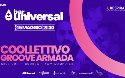 Coollettivo Groove Armada // Universal // 15Maggio22